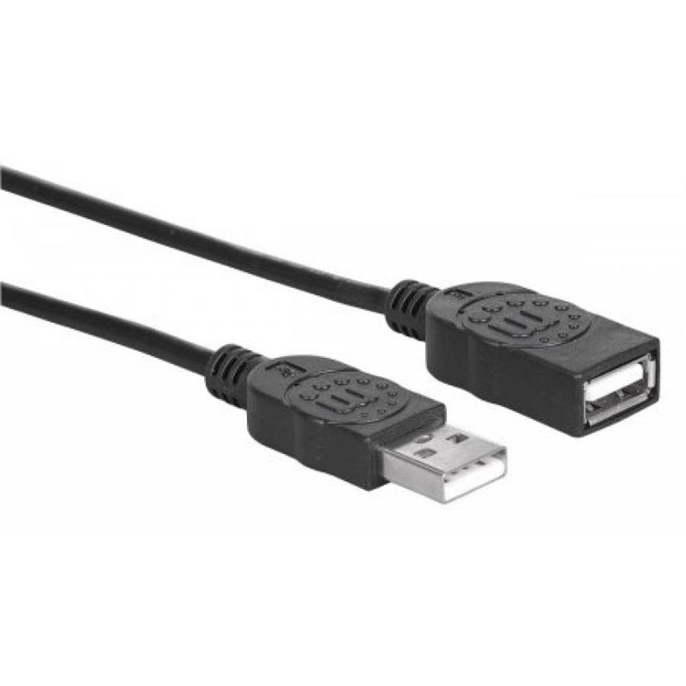 USB A auf USB A Verlängerungskabel USB 2.0 - Manhattan