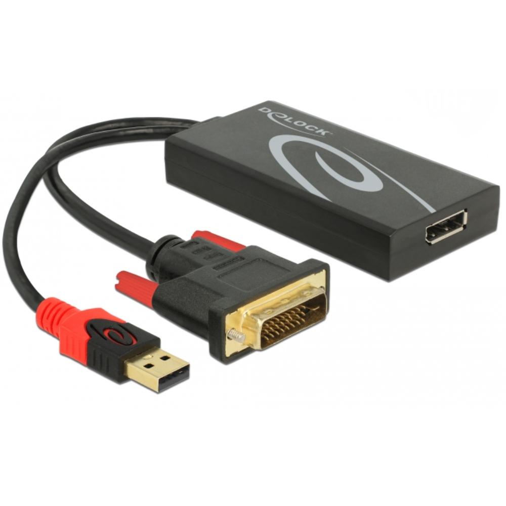 DVI zu DisplayPort Konverter - Delock
