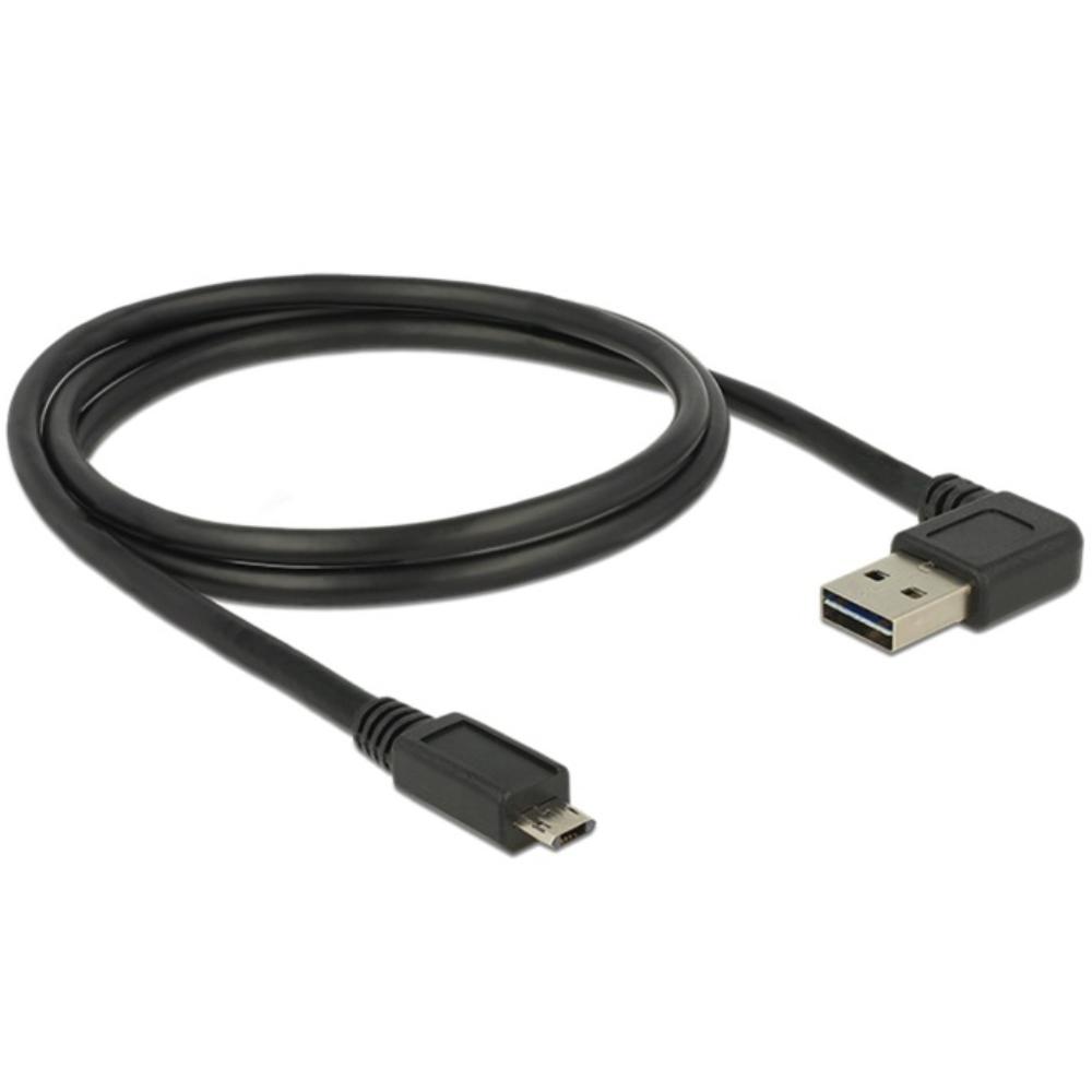 Delock Kabel EASY-USB 2.0 Typ-A Stecker gewinkelt links/rechts > EASY-USB - Delock