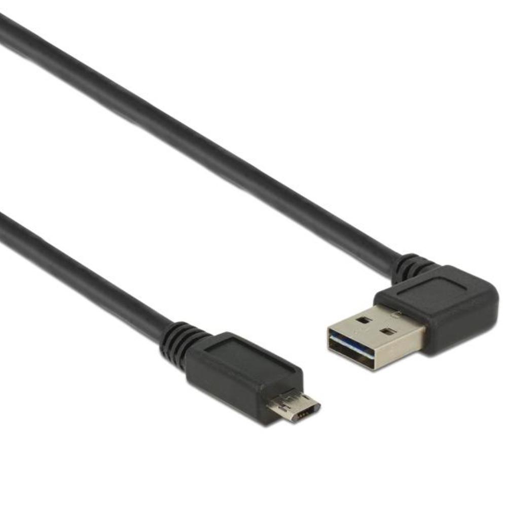 Delock Kabel EASY-USB 2.0 Typ-A Stecker gewinkelt links/rechts > EASY-USB - Delock