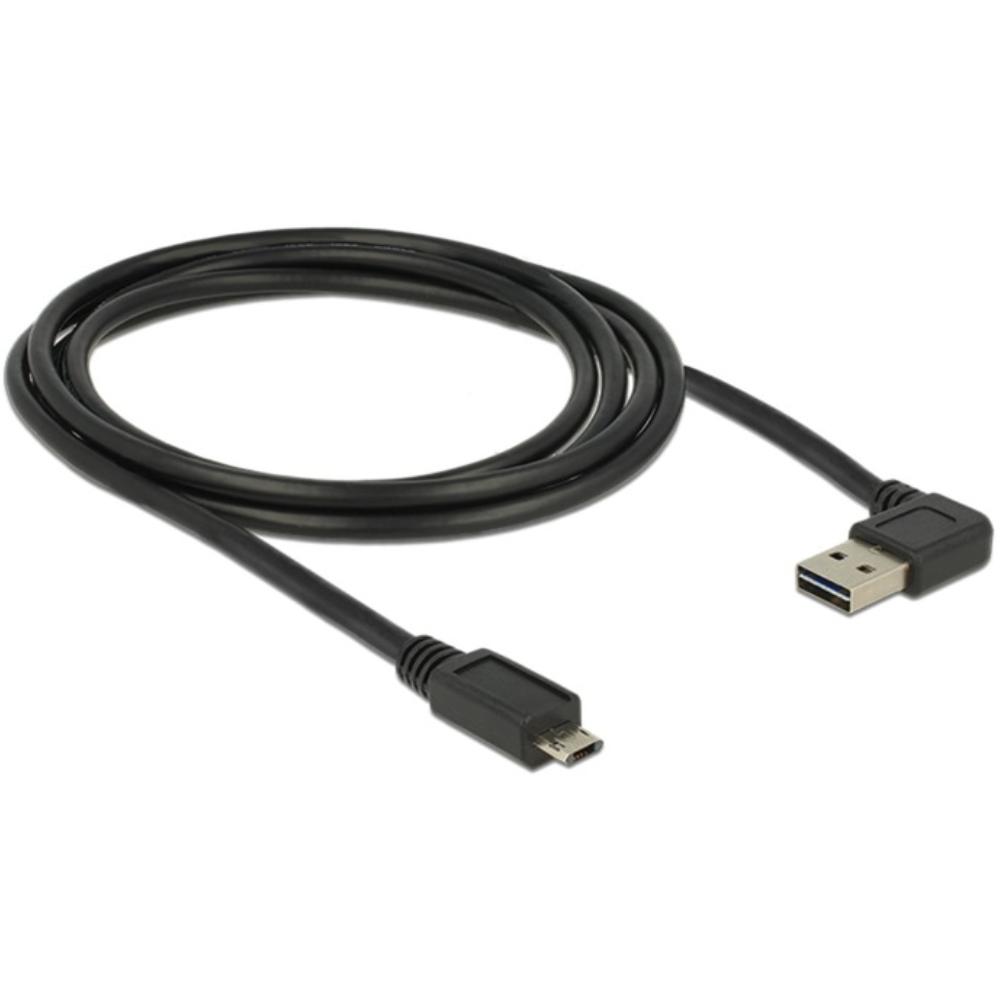 Delock Kabel EASY-USB 2.0 Typ-A Stecker gewinkelt links/rechts > EASY-USB - Delock