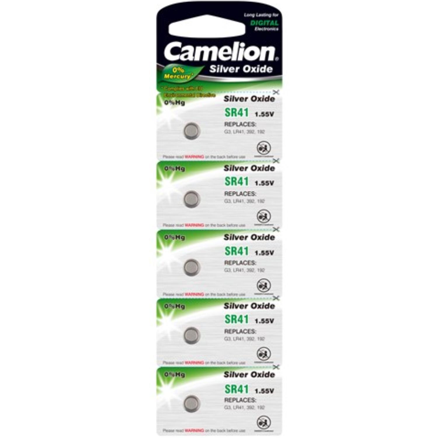 Camelion Silver Oxide SR41W blister 5 - Camelion