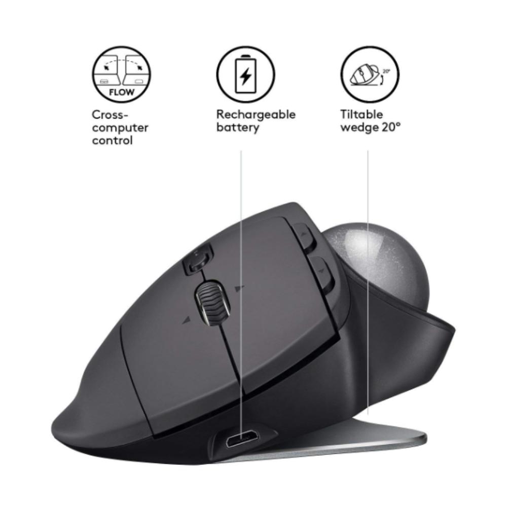 Trackball-Maus - Optisch - Logitech