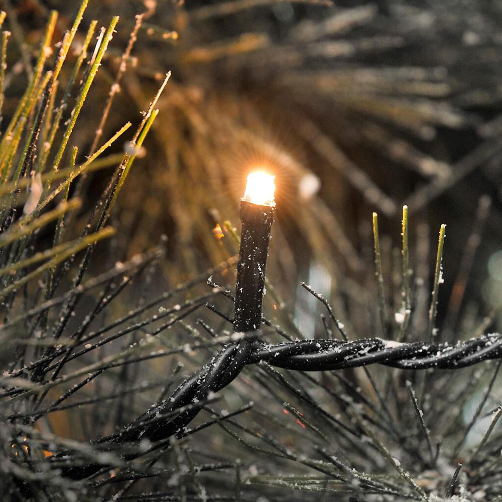Weihnachtsbaumbeleuchtung - led weihnachtsbeleuchtung innen - 160 Lichter - 12,7 Meter - extra warmweiß