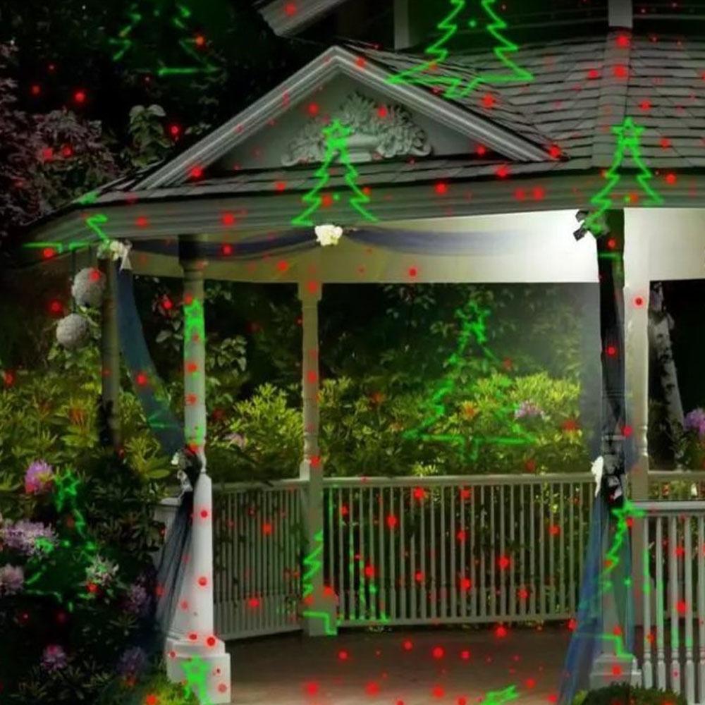 Weihnachtsbeleuchtung - LED-Laserlicht - 6 Meter