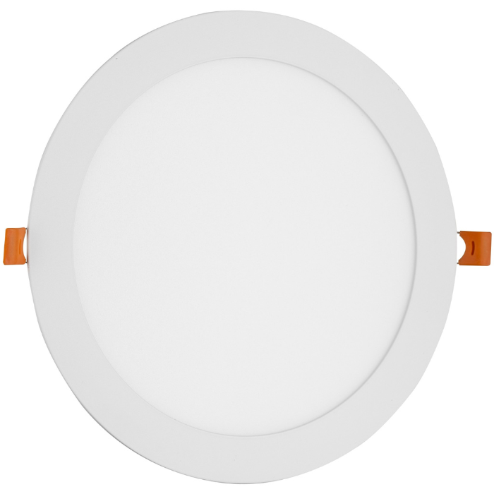 Avide LED-Deckenleuchte Einbauleuchte rund 18W Alu SMD2835 4000K - Avide
