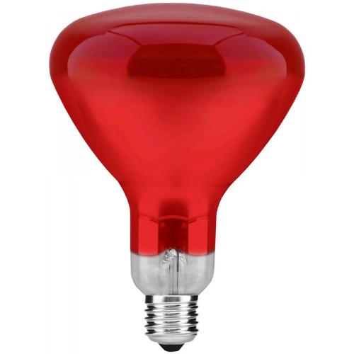 Avide Infra Glühbirne E27 100W Vollrot