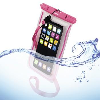 Outdoor Tasche Playa für Smartphones, Größe XXL, rosa - Hama