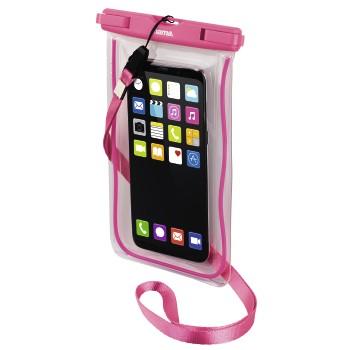 Outdoor Tasche Playa für Smartphones, Größe XXL, rosa - Hama