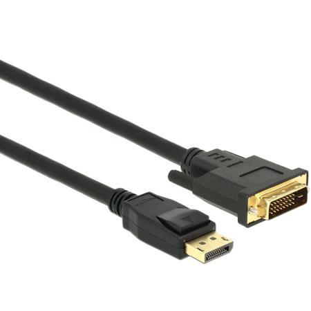 DisplayPort zu DVI Kabel 2 Meter - Delock