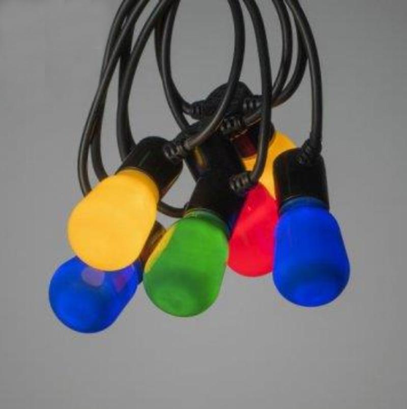Lichterkette - LED-Weihnachtsbeleuchtung für draußen und drinnen - 20 Lichter - 14,75 Meter - mehrfarbig