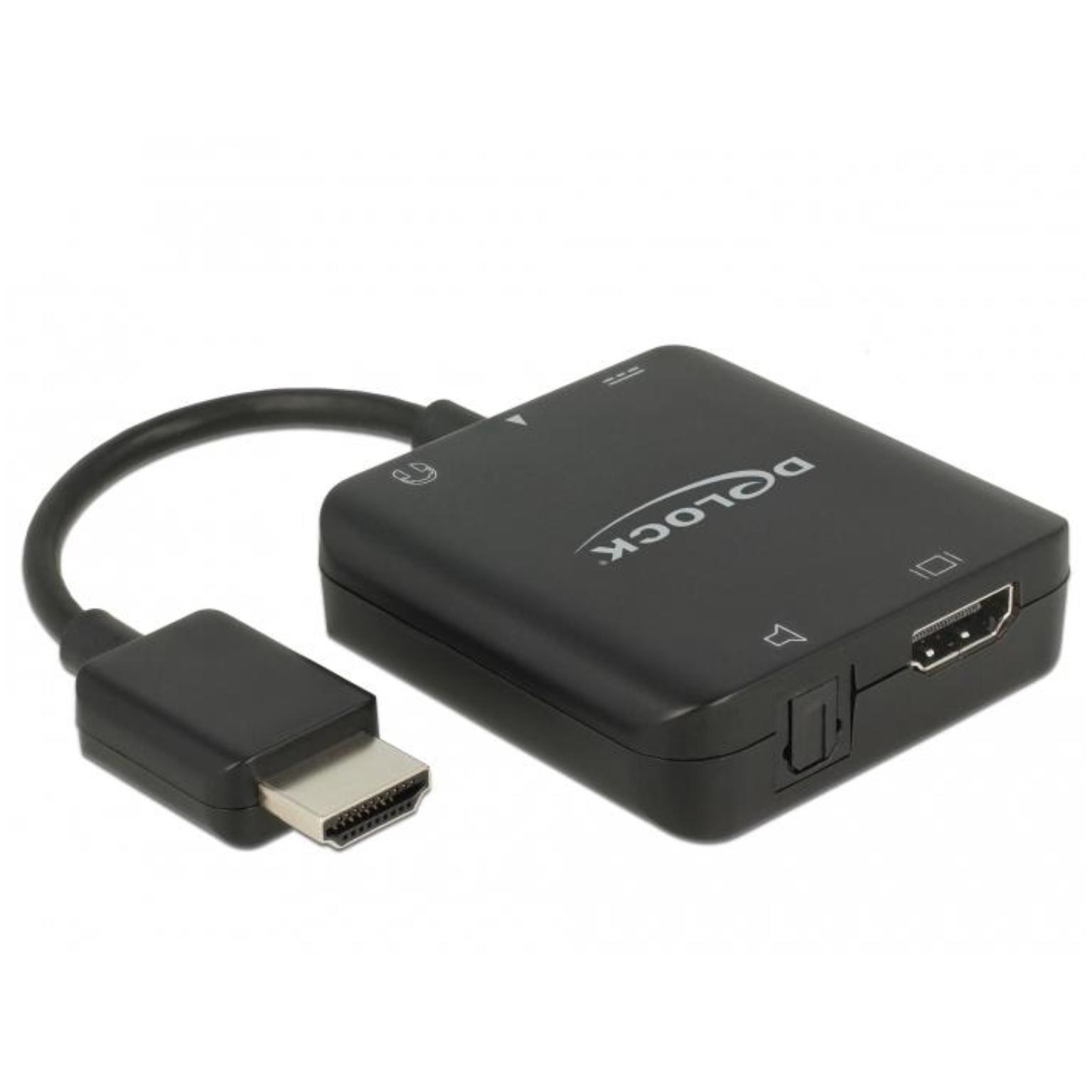 HDMI-Audio-Konverter - HDMI, AUX, Optisch - Delock