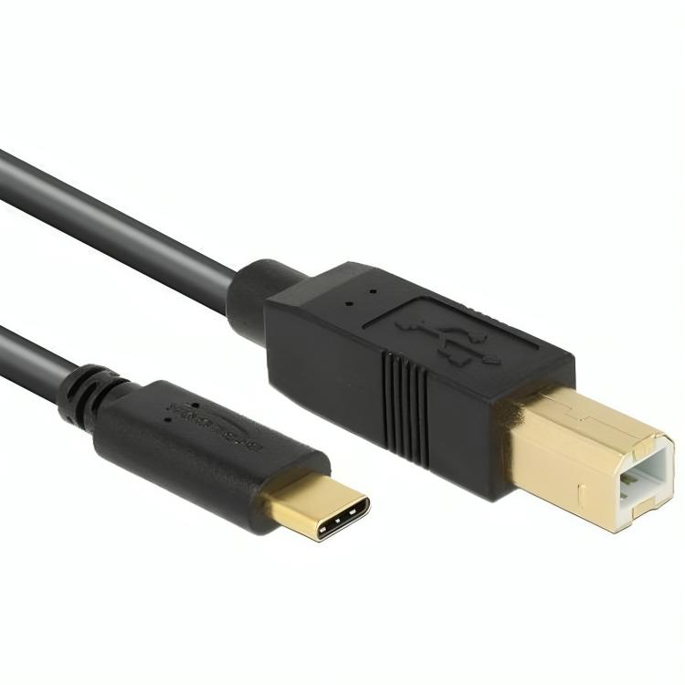 USB C naar USB B kabel - 2.0 - 4 meter - Delock