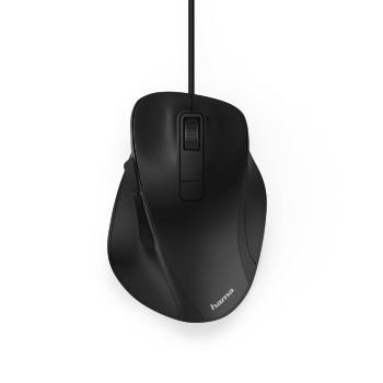 Optische Maus mit 6 Tasten MC 500, mit Kabel, schwarz - Hama