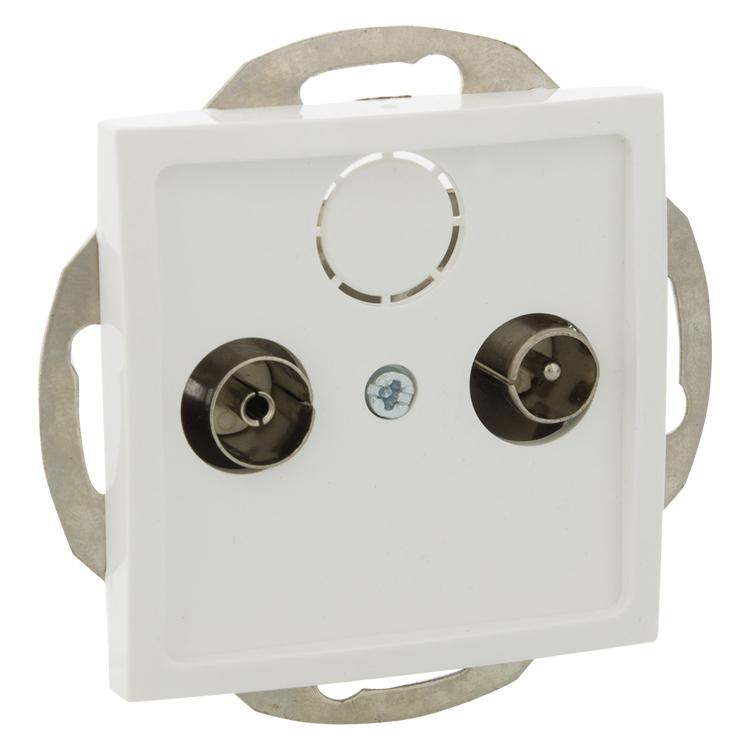 Unterputz-Steckdose - Radio/TV - Q-Link