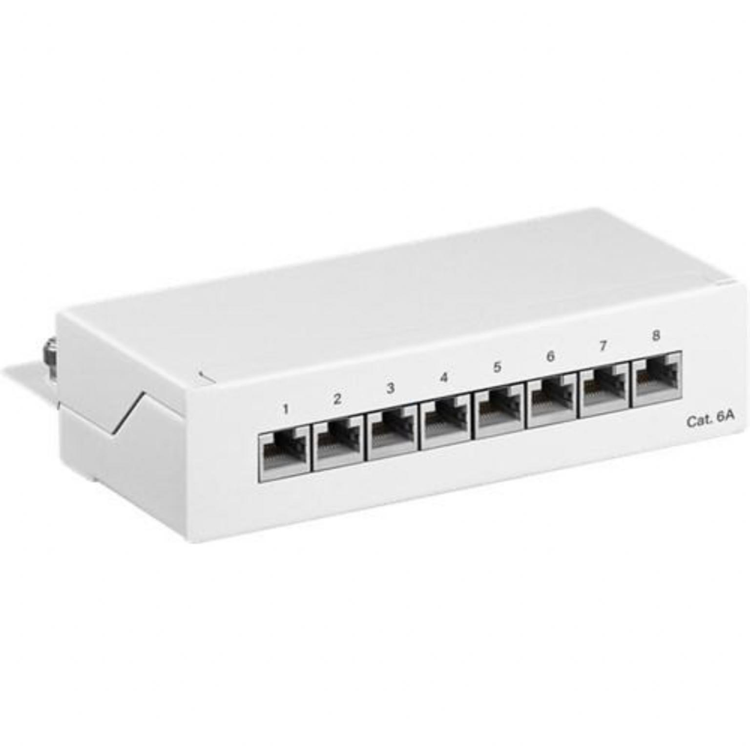Cat6a Patchpanel - 8-Port