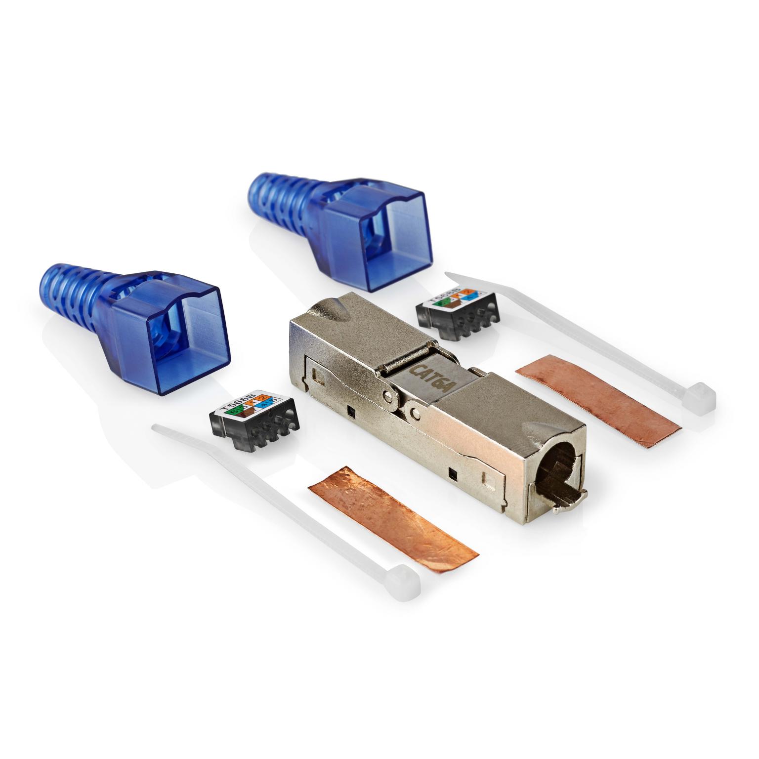 RJ 45 Netzwerk-Kupplung Kat. 6a - LSA