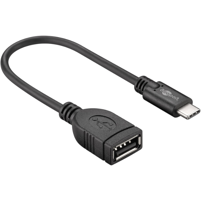USB C™ Verlängerungskabel, schwarz geeignet für Geräte mit einem USB C™ co - Goobay