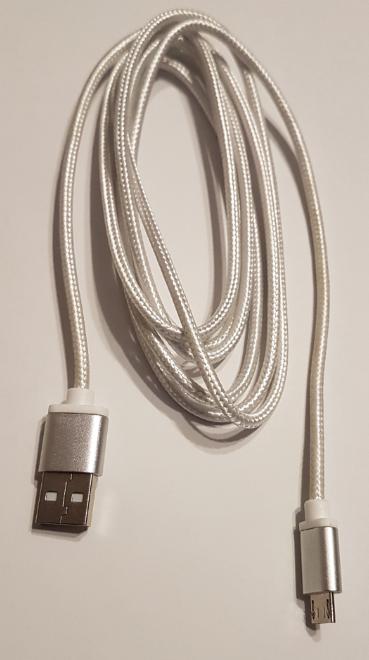 Premium Micro USB Kabel mit Metallsteckern, 1,8 m, schwarz - Cablexpert