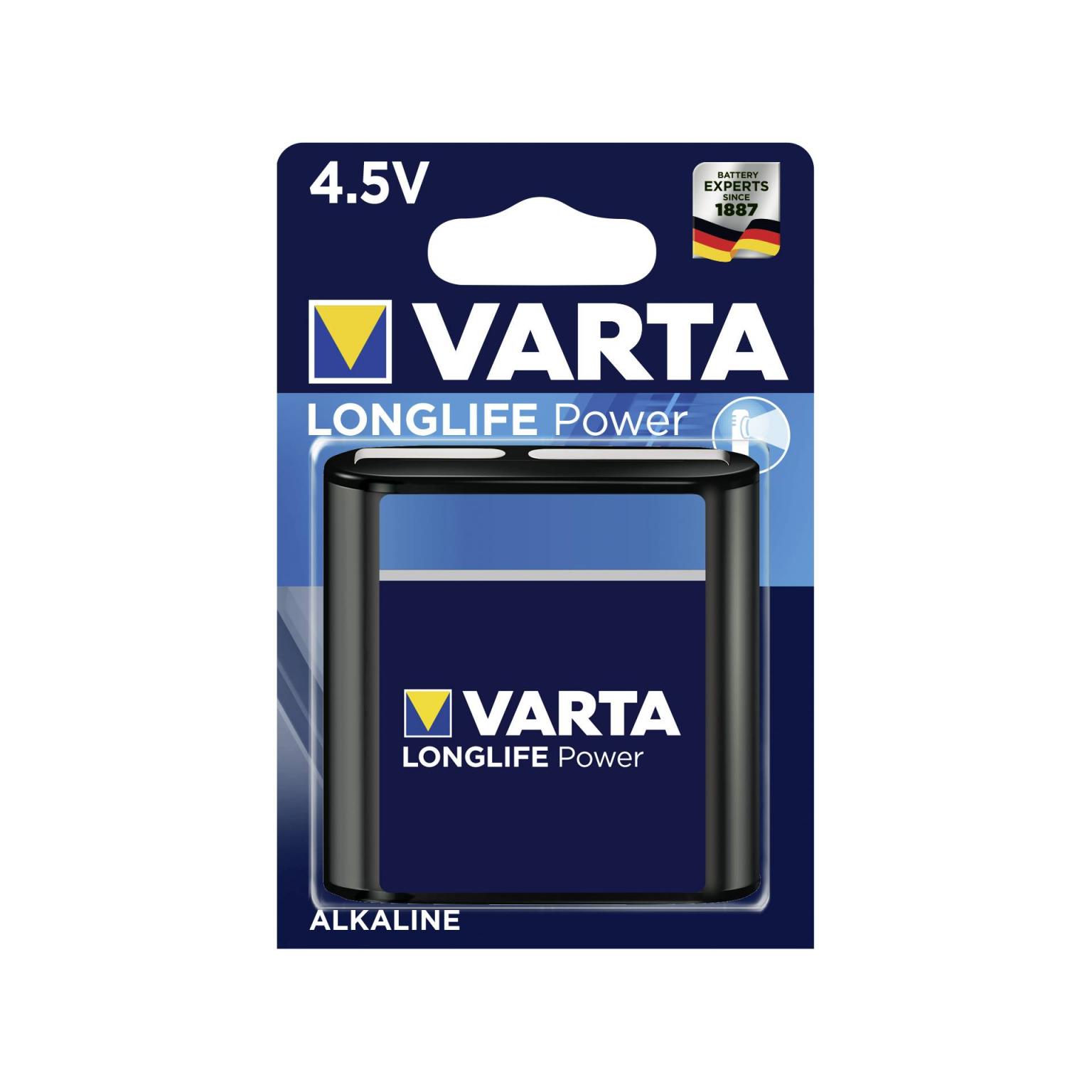 10x1 Varta High Energy 3 LR 12 4,5V-Block VPE Innenverpackung - Varta