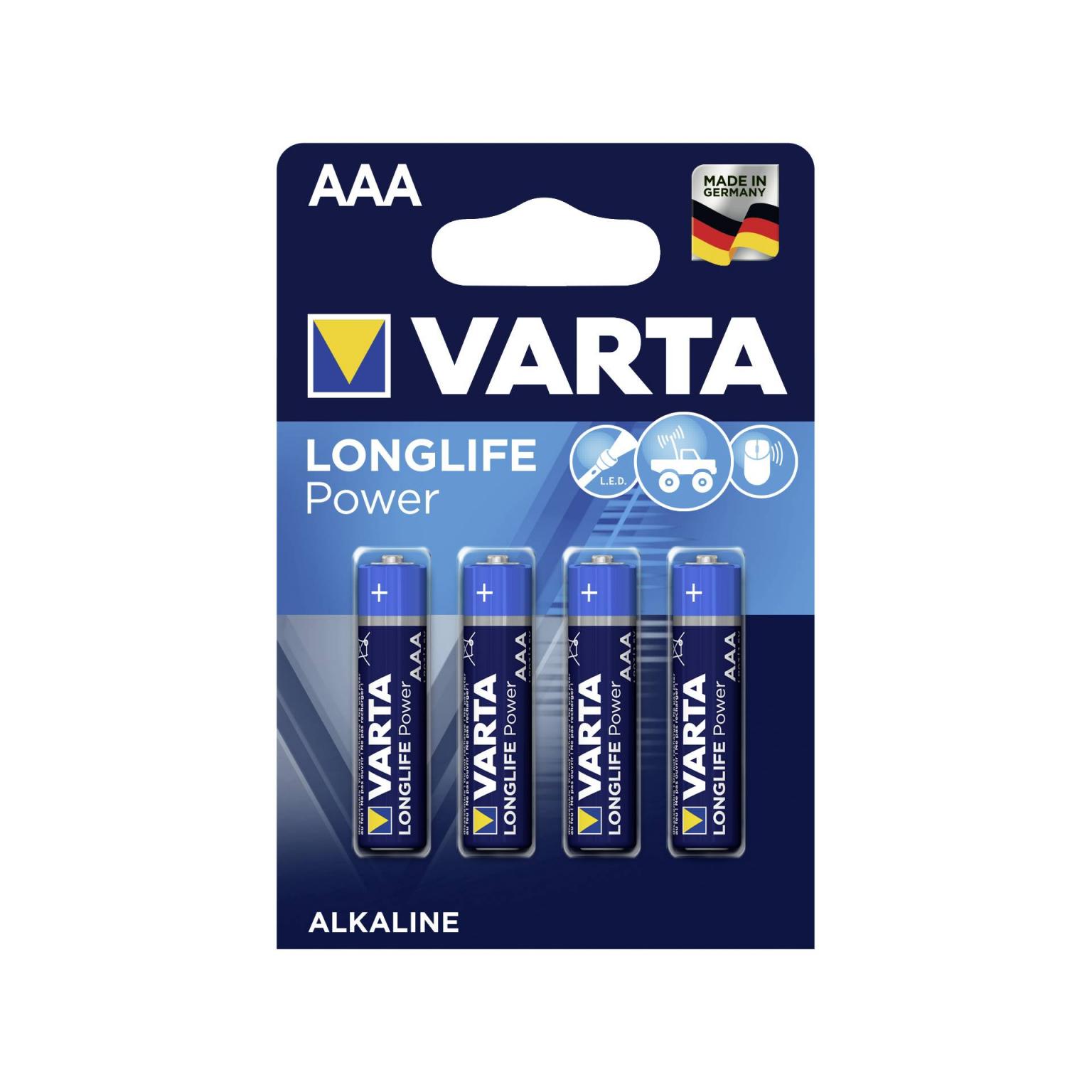 10x4 Varta High Energy Micro AAA LR 03 VPE Innenverpackung - Varta