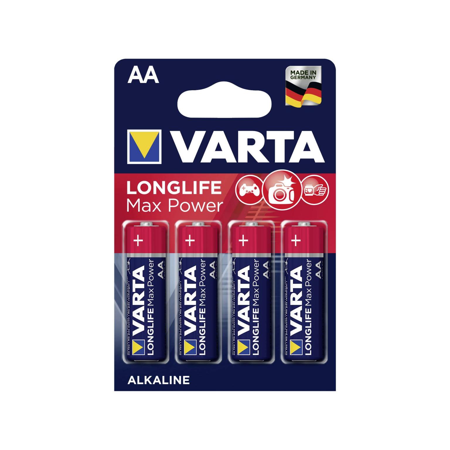 100x4 Varta Max Tech Mignon AA LR 6 Stk. omdoos - Varta