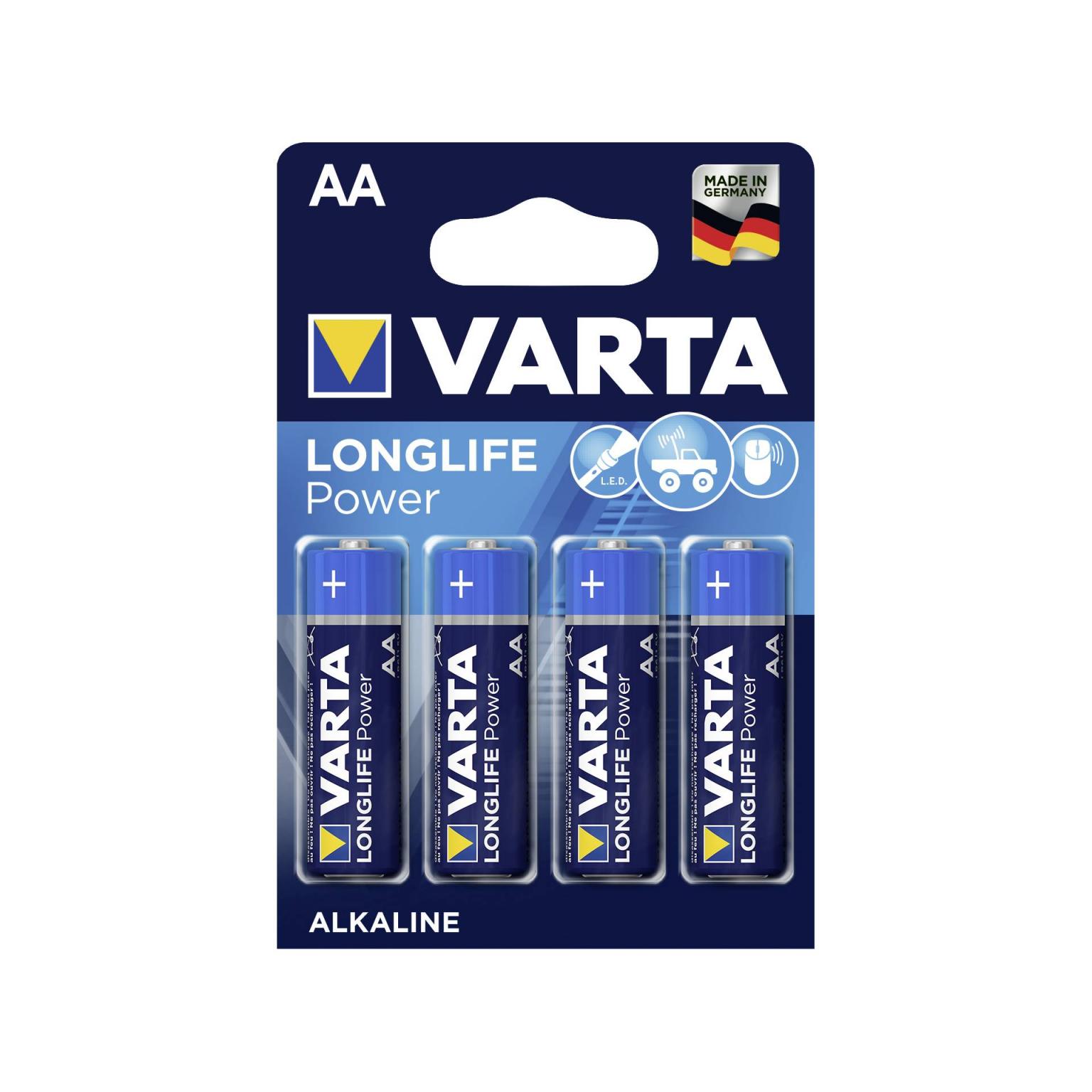 20x4 Varta High Energy Mignon AA LR 6 VPE Innenverpackung - Varta