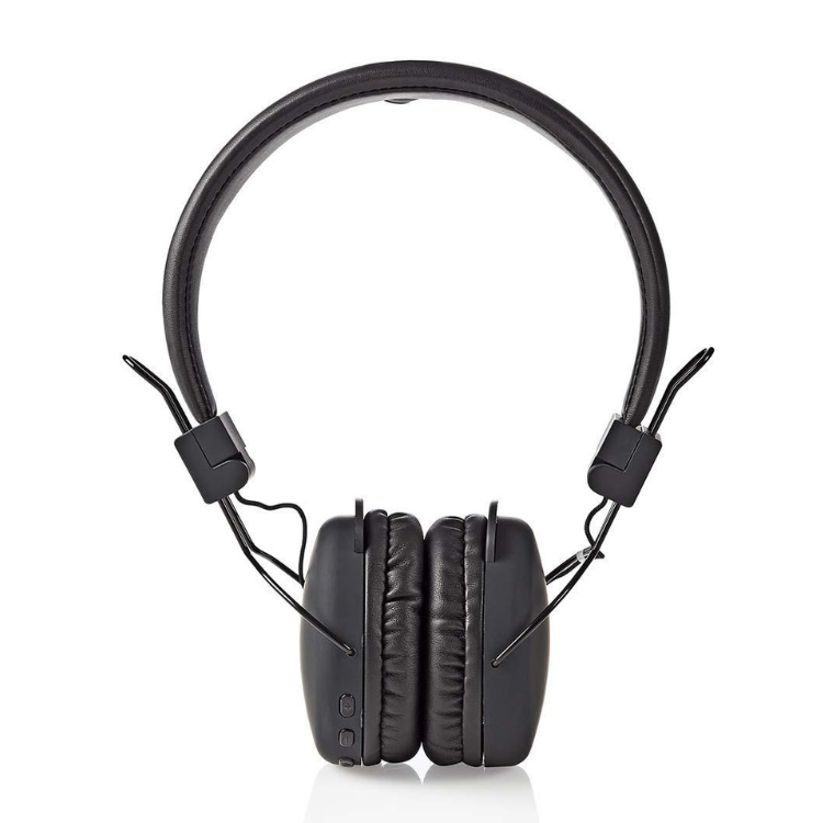 Kabelloser Kopfhörer Bluetooth® On Ear faltbar Schwarz