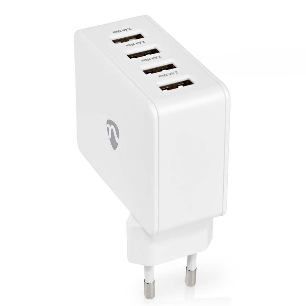 USB-Ladegerät - 4 Ausgänge - 4.800 mA