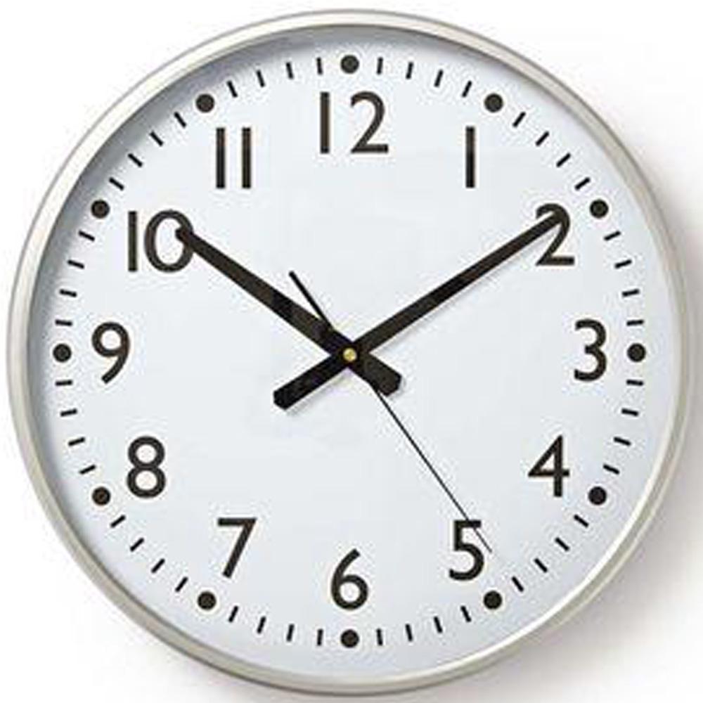 Runde Wanduhr Durchmesser 38 cm Leicht ablesbare Zahlen - Nedis