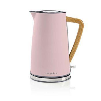Wasserkocher 1,7 l Soft-Touch Pink - Nedis