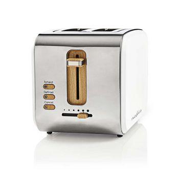Toaster 2 Breitschlitze Soft-Touch Weiß