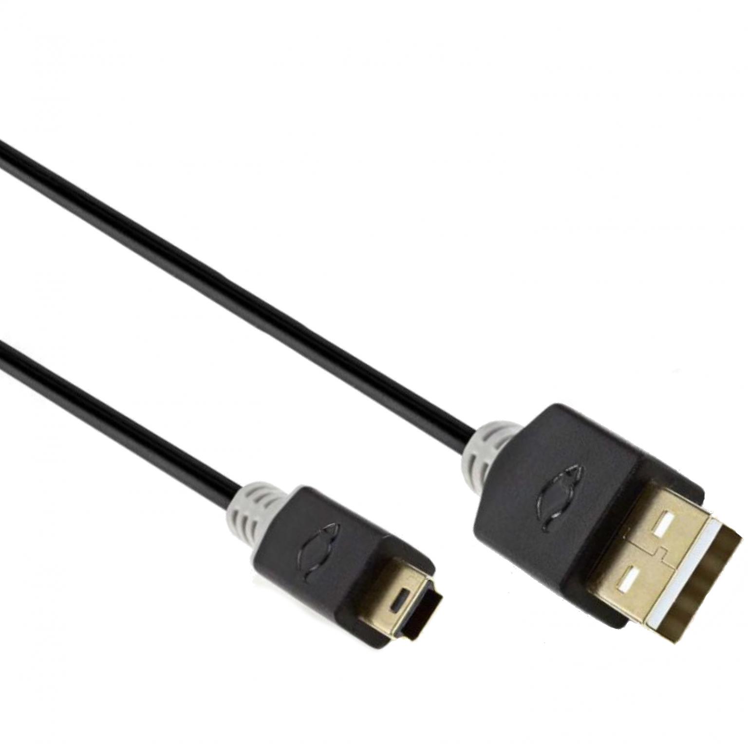 Kabel USB 2.0 A Stecker Mini 5 polig Stecker 2,0 m Anthrazit - Nedis