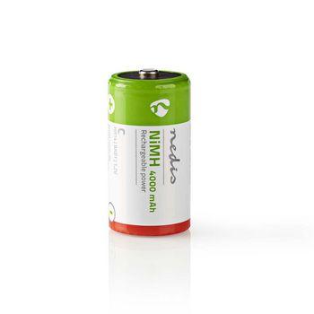 Wiederaufladbarer NiMH-Akku C 1,2 V 4000 mAh 2 Stück Blister