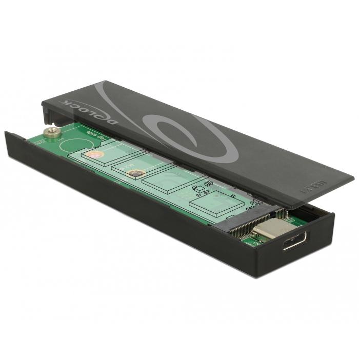 M.2 SSD auf USB C Gehäuse - Delock