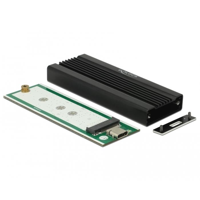 M.2 SSD auf USB C Gehäuse - Delock