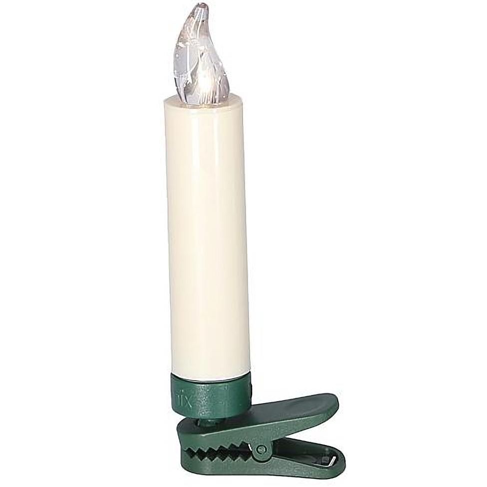 Kerzenlampe - LED-Weihnachtsbeleuchtung innen - 6 Lichter - warmweiß - 6x AAA