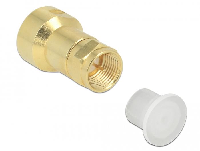Delock Staubschutz für F-Stecker 10 Stück transparent - Delock