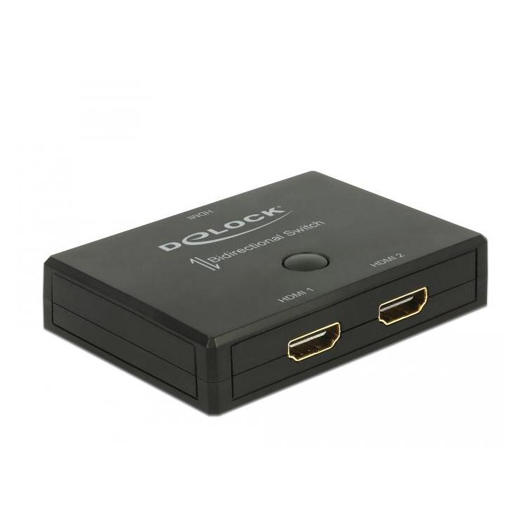 Delock HDMI 2 - 1 Umschalter Bidirektional 4K 60 Hz