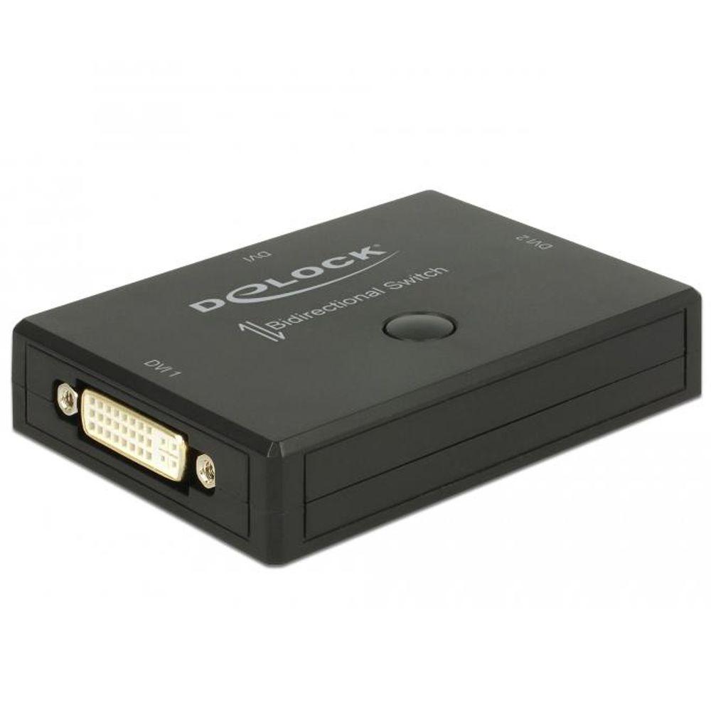 Delock DVI 2 - 1 Schalter Bidirektional 4K 30 Hz - Delock