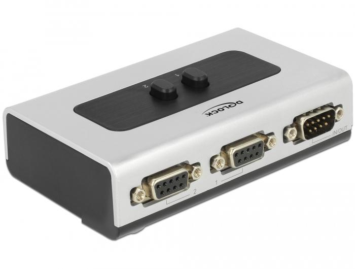 Delock Serieller Schalter RS-232 / RS-422 / RS-485 2-Port Handbuch