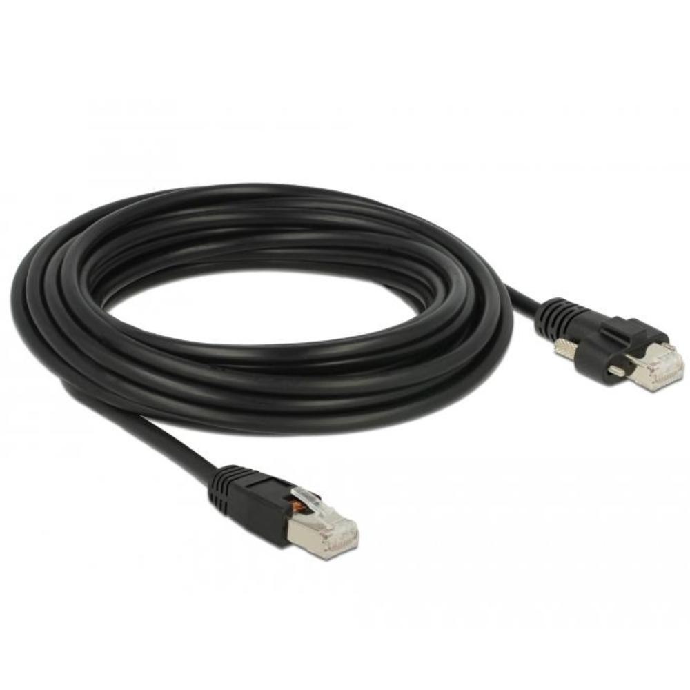 S/FTP Cat 6 Kabel mit Schraubanschluss - Delock