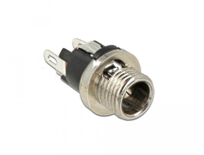 Delock-Stecker DC 5,5 x 2,1 x 9,5 mm Anschluss für Installation - Delock