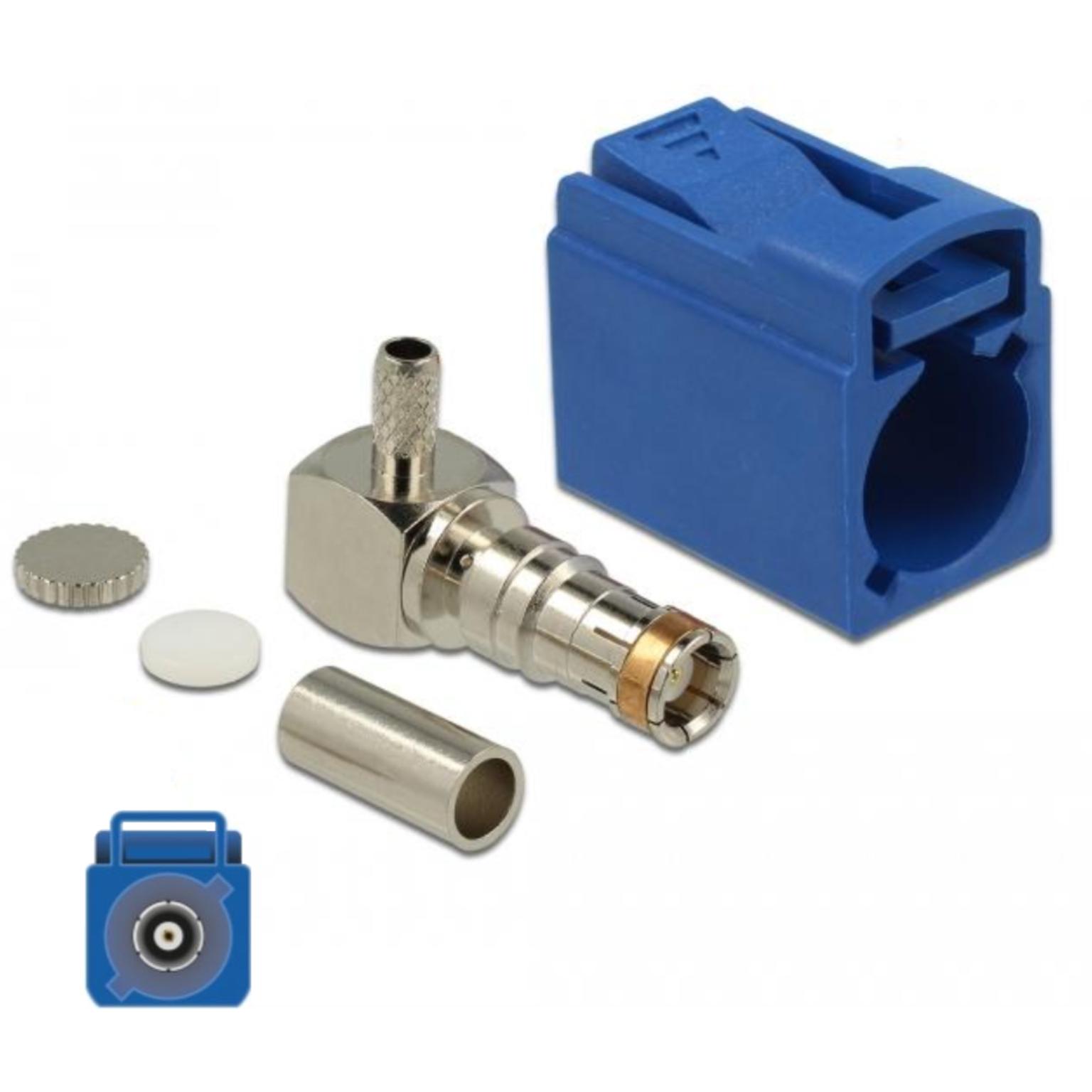 Fakra C-Stecker zum Crimpen - Delock