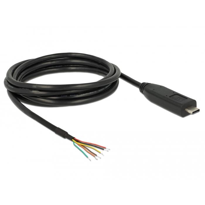 USB C naar TTL 3.3V 6 kabel - 2.0 - Delock