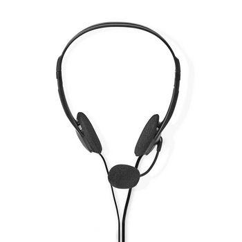 PC-Headset On-Ear 2x 3,5 mm-Stecker 2,0 m Schwarz