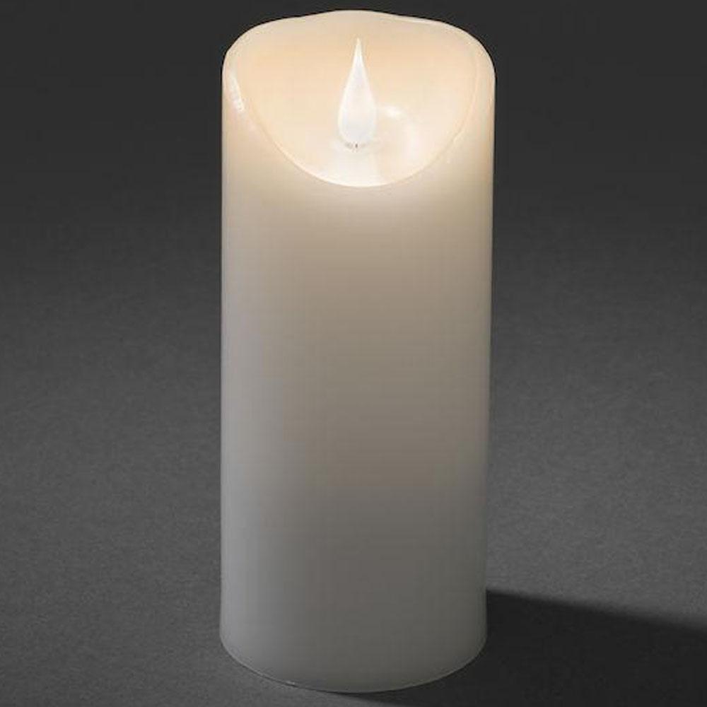 Kerze - LED-Weihnachtsbeleuchtung innen - 1 Licht - 17,5 cm - warmweiß - 2x C