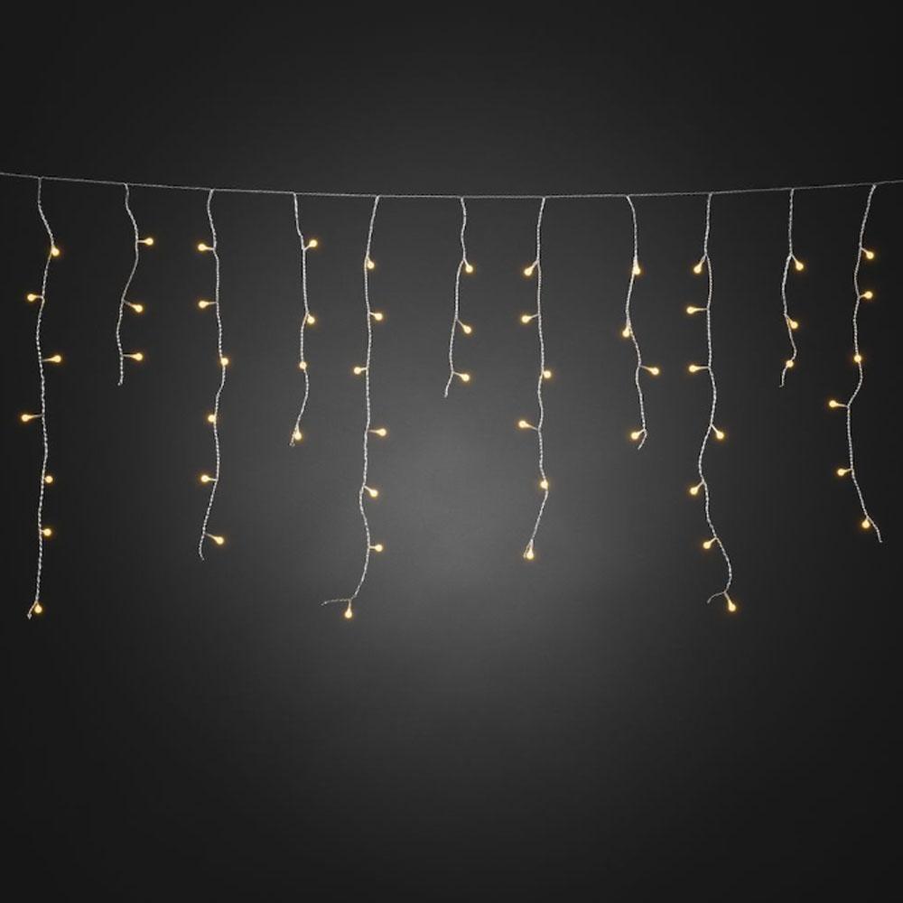 Lichtvorhang - LED-Weihnachtsbeleuchtung für innen und außen - 200 Lichter - 5 Meter - extra warmweiß