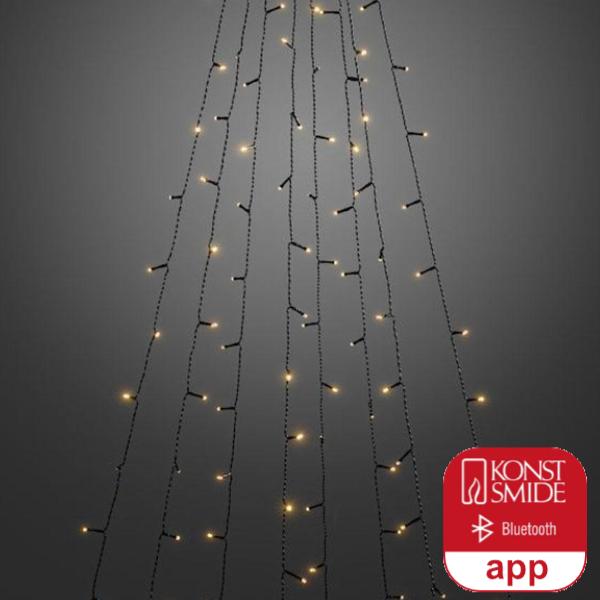 Lichtmantel - LED-Weihnachtsbeleuchtung für innen und außen - 400 Lichter - 4 Meter - extra warmweiß