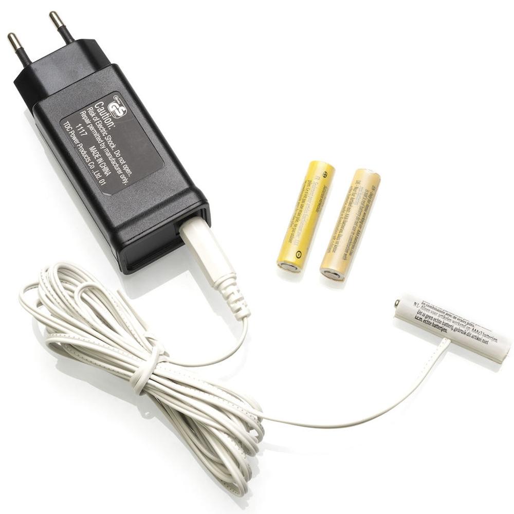 Batterieadapter - Weihnachtsbeleuchtung für innen - 3 Meter - inkl. Batterie und Transformator